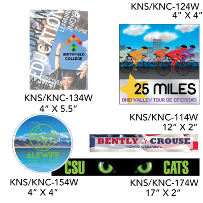 Kwik-Stik® Window Decals on Static or Clear Vinyl (FULL Color)