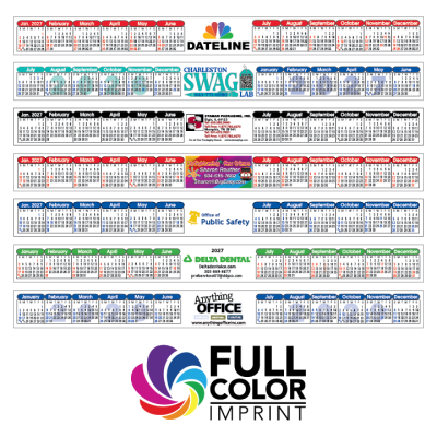 Kwik-Stik® Horizontal Strip Calendars