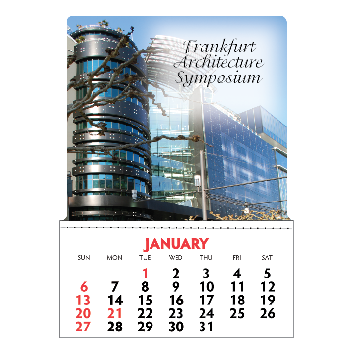 Kwik-Stik® KWV-F24 Large FULL Color Smooth Vinyl Calendar