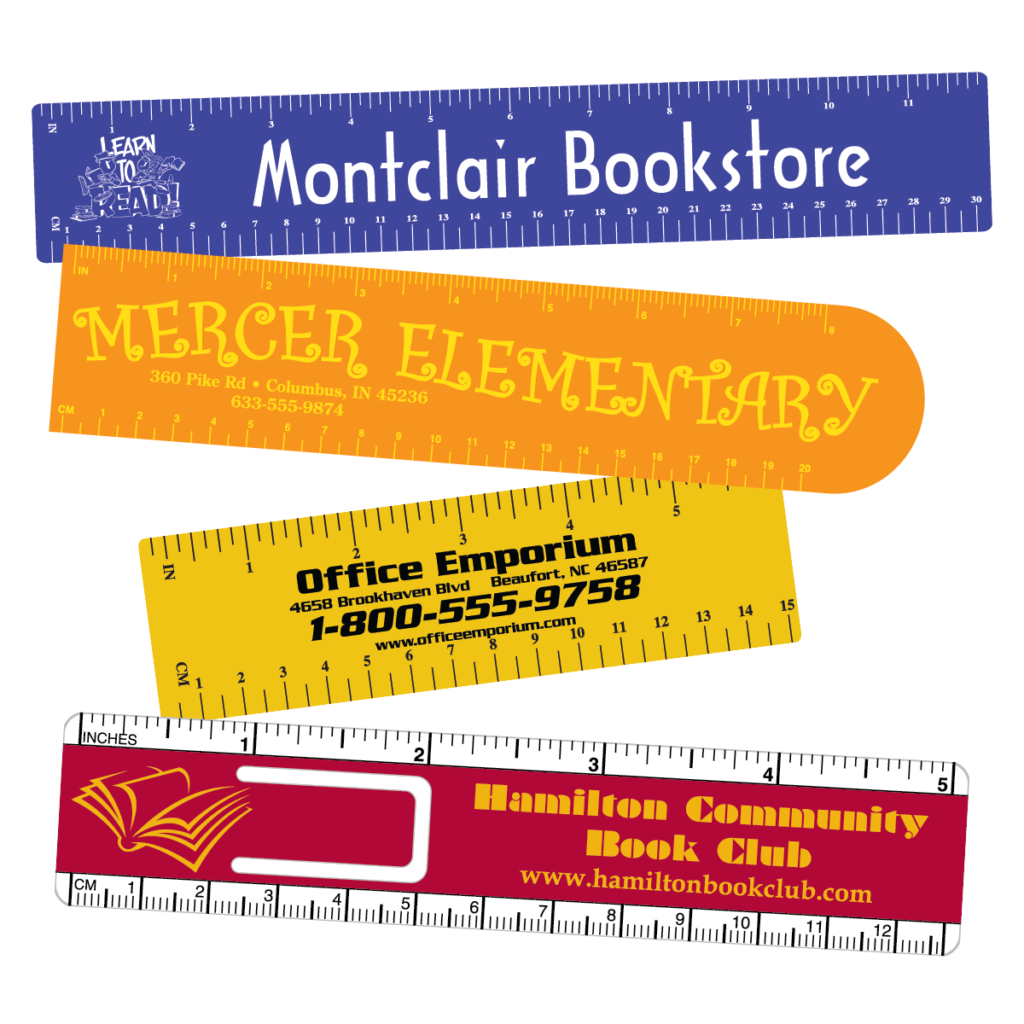 Premium Plastic Rulers (Spot Color) – FINN Line