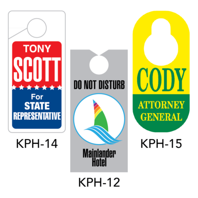 Plastic Door Hangers (Spot Color)