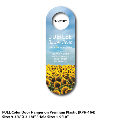 Alternative view of Plastic Door Hanger