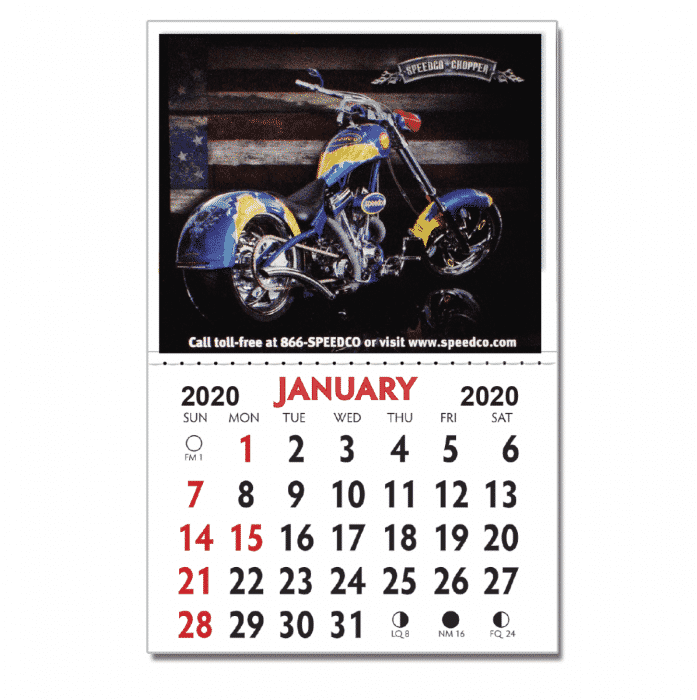 Kwik-Stik® KWV-F14 Grande FULL Color Smooth Vinyl Calendar
